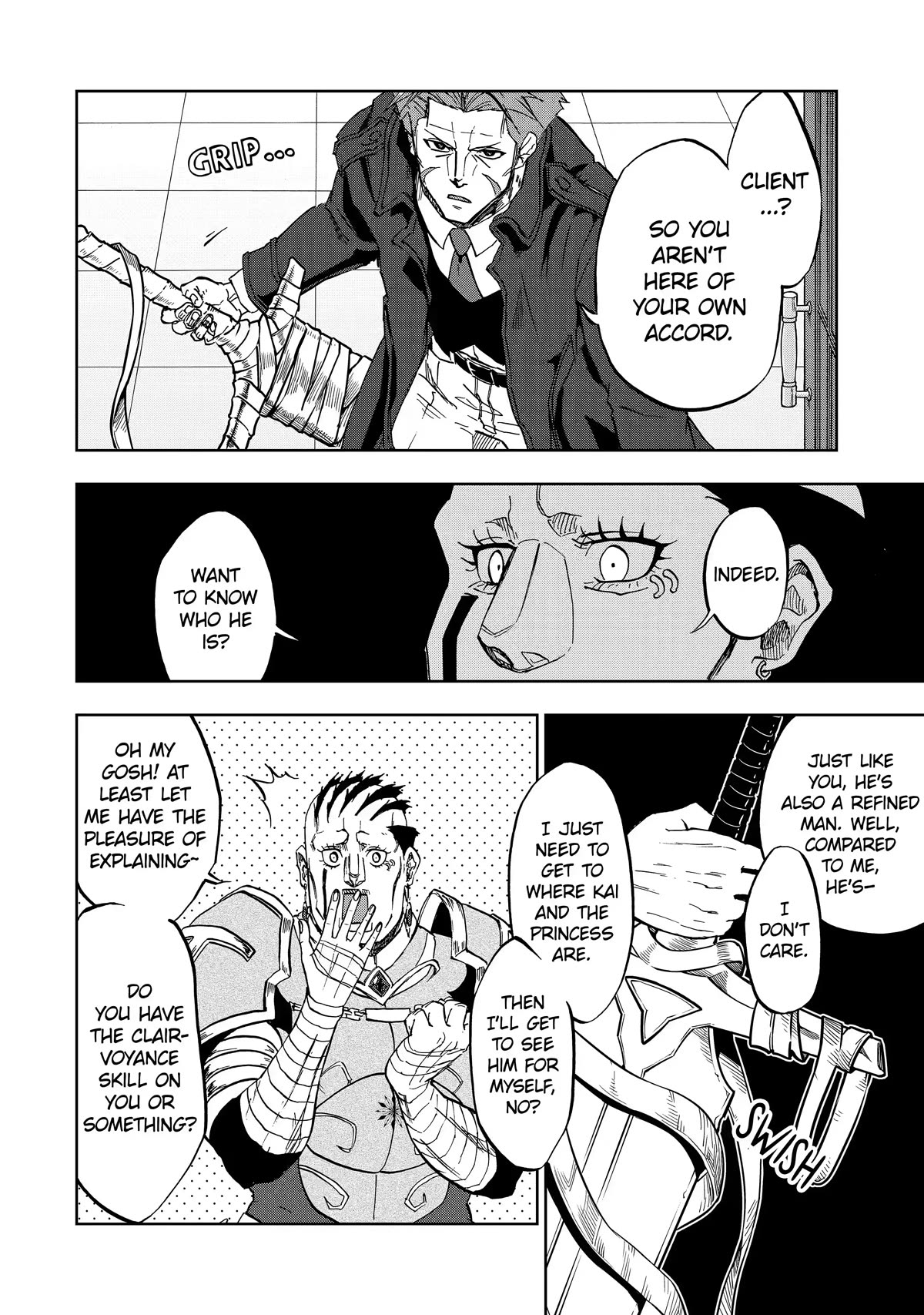 Ankoku Kishi no Ore desu Ga Saikyou no Seikishi wo Mezashimasu Chapter 28 page 4 - Chapter 28
