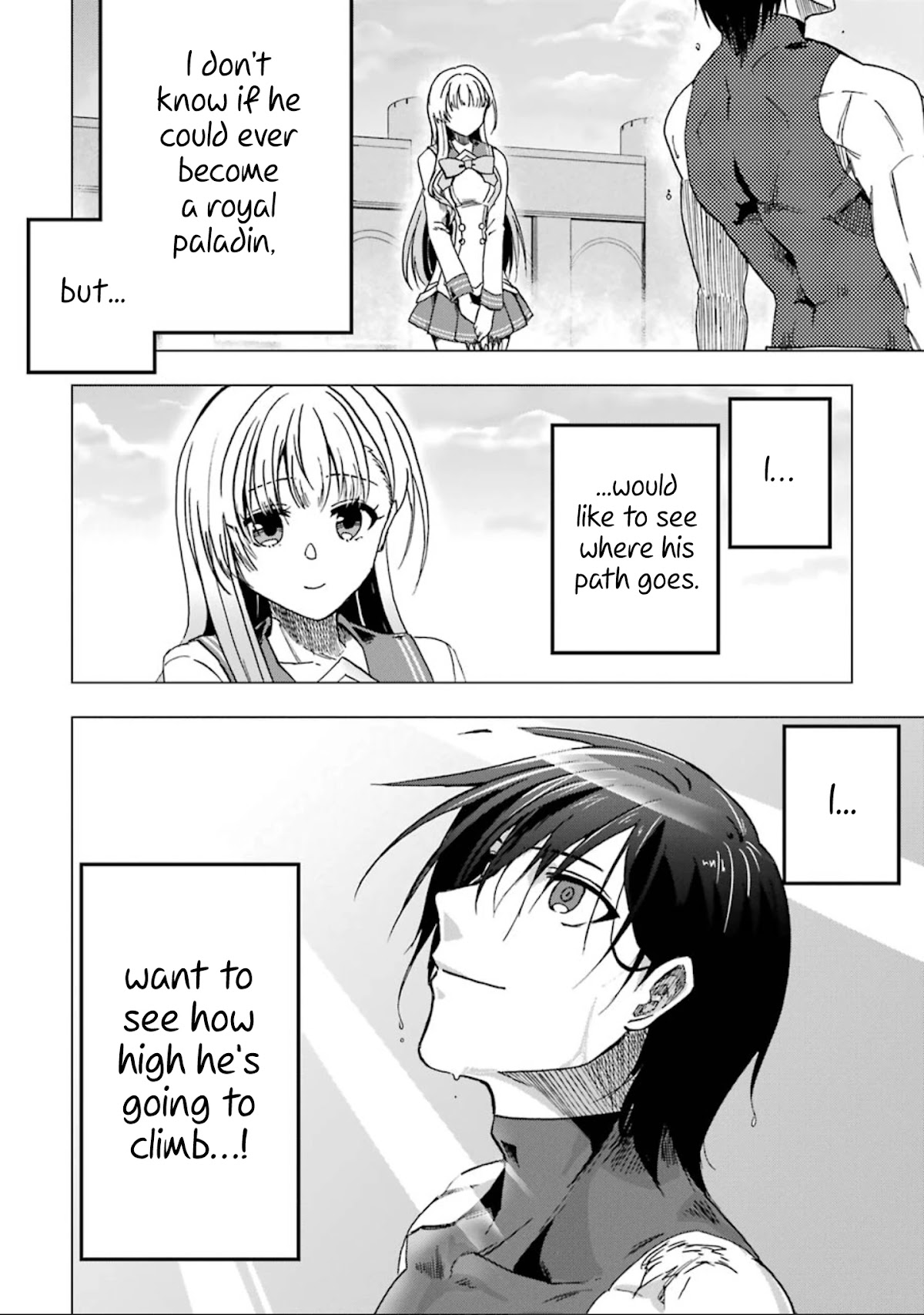 Ankoku Kishi no Ore desu Ga Saikyou no Seikishi wo Mezashimasu Chapter 3 page 34 - Chapter 3: The Princess's Doubts
