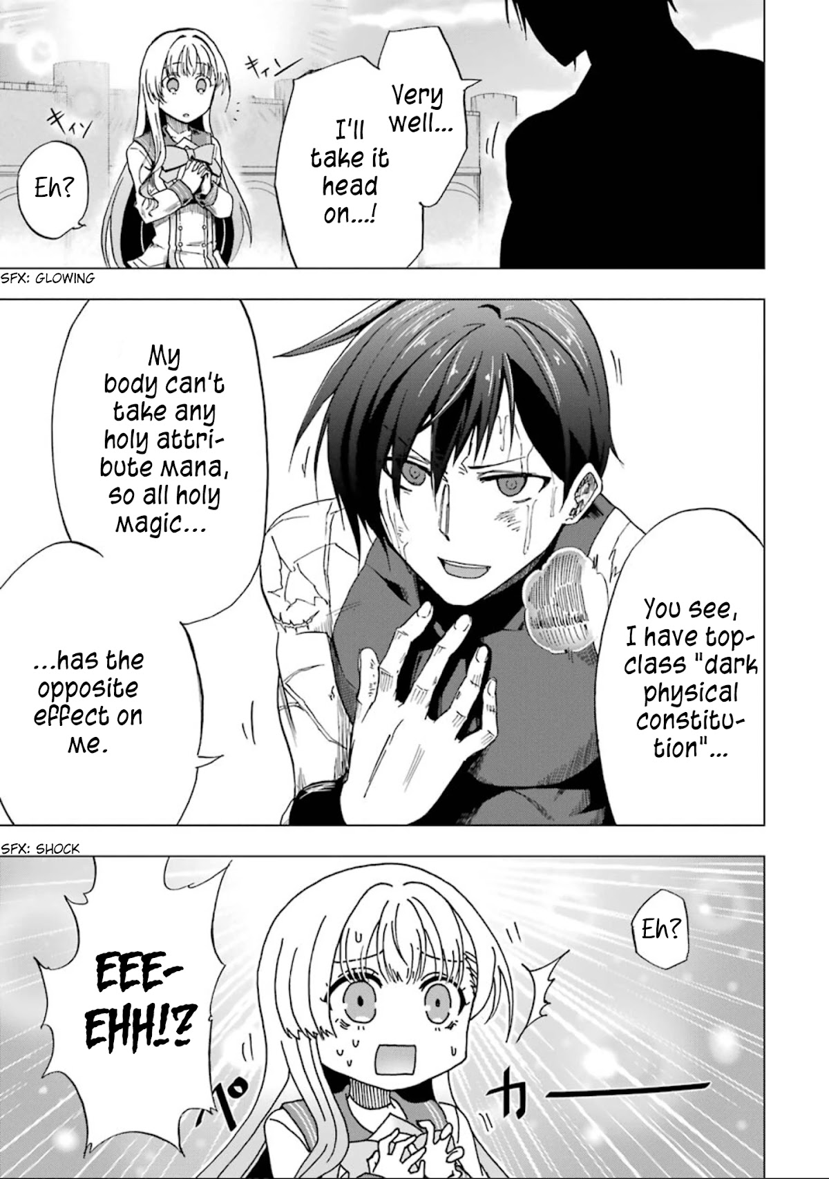 Ankoku Kishi no Ore desu Ga Saikyou no Seikishi wo Mezashimasu Chapter 3 page 37 - Chapter 3: The Princess's Doubts
