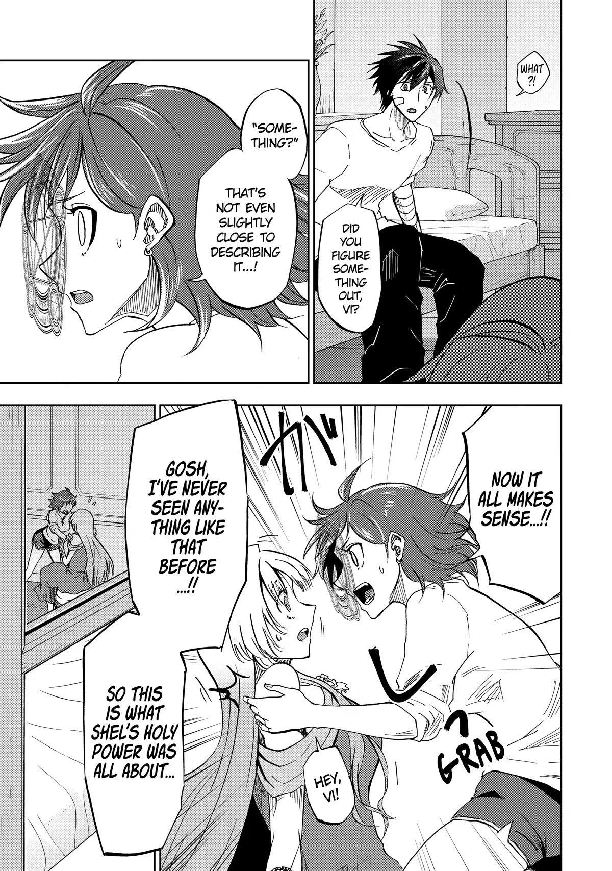Ankoku Kishi no Ore desu Ga Saikyou no Seikishi wo Mezashimasu Chapter 30 page 36 - Chapter 30