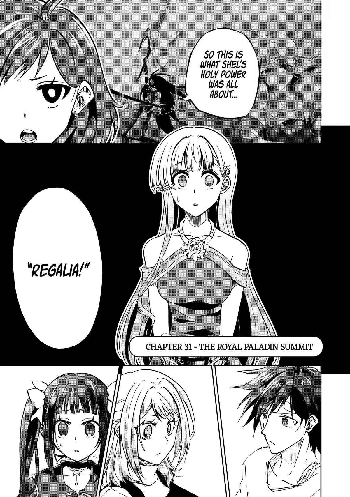 Ankoku Kishi no Ore desu Ga Saikyou no Seikishi wo Mezashimasu Chapter 31 page 1 - Chapter 31