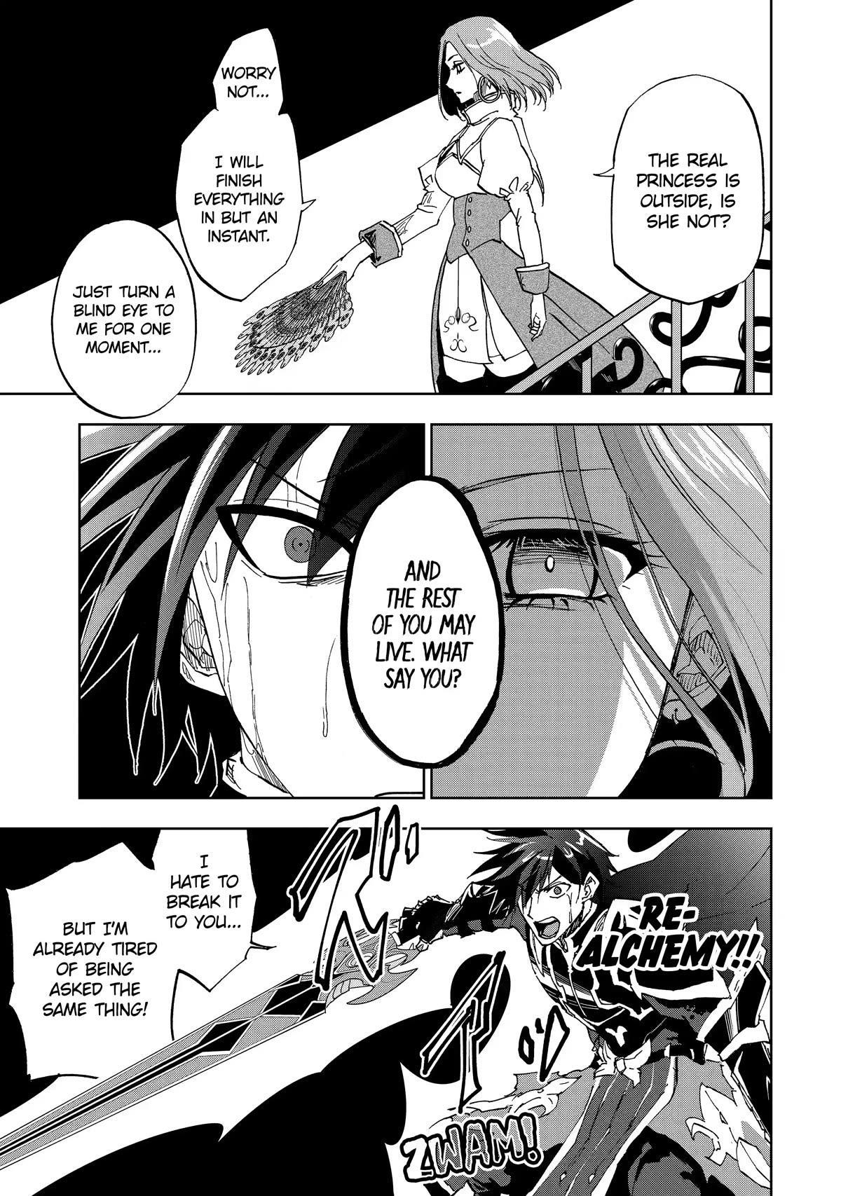 Ankoku Kishi no Ore desu Ga Saikyou no Seikishi wo Mezashimasu Chapter 32 page 16 - Chapter 32