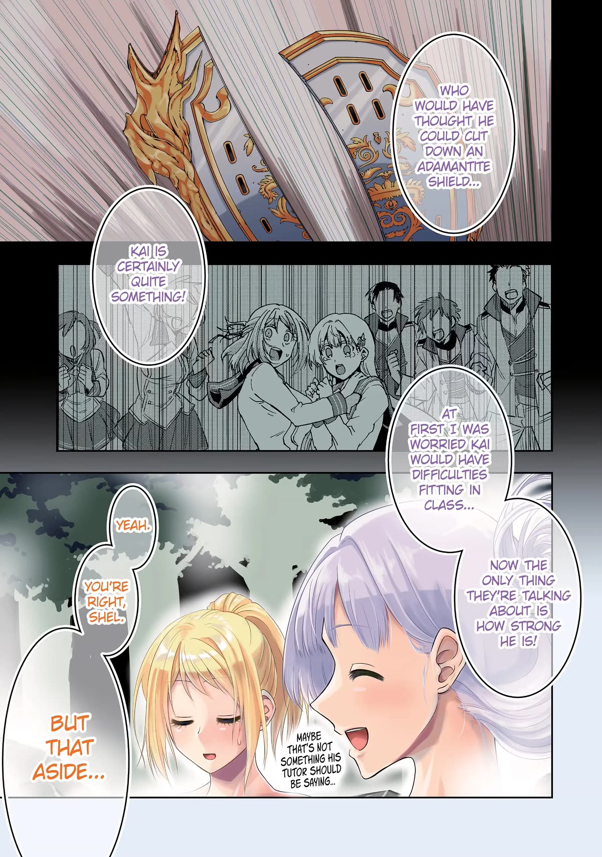 Ankoku Kishi no Ore desu Ga Saikyou no Seikishi wo Mezashimasu Chapter 34 page 1 - Chapter 34