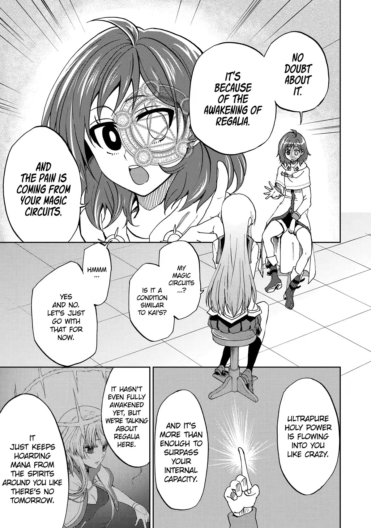 Ankoku Kishi no Ore desu Ga Saikyou no Seikishi wo Mezashimasu Chapter 34 page 32 - Chapter 34