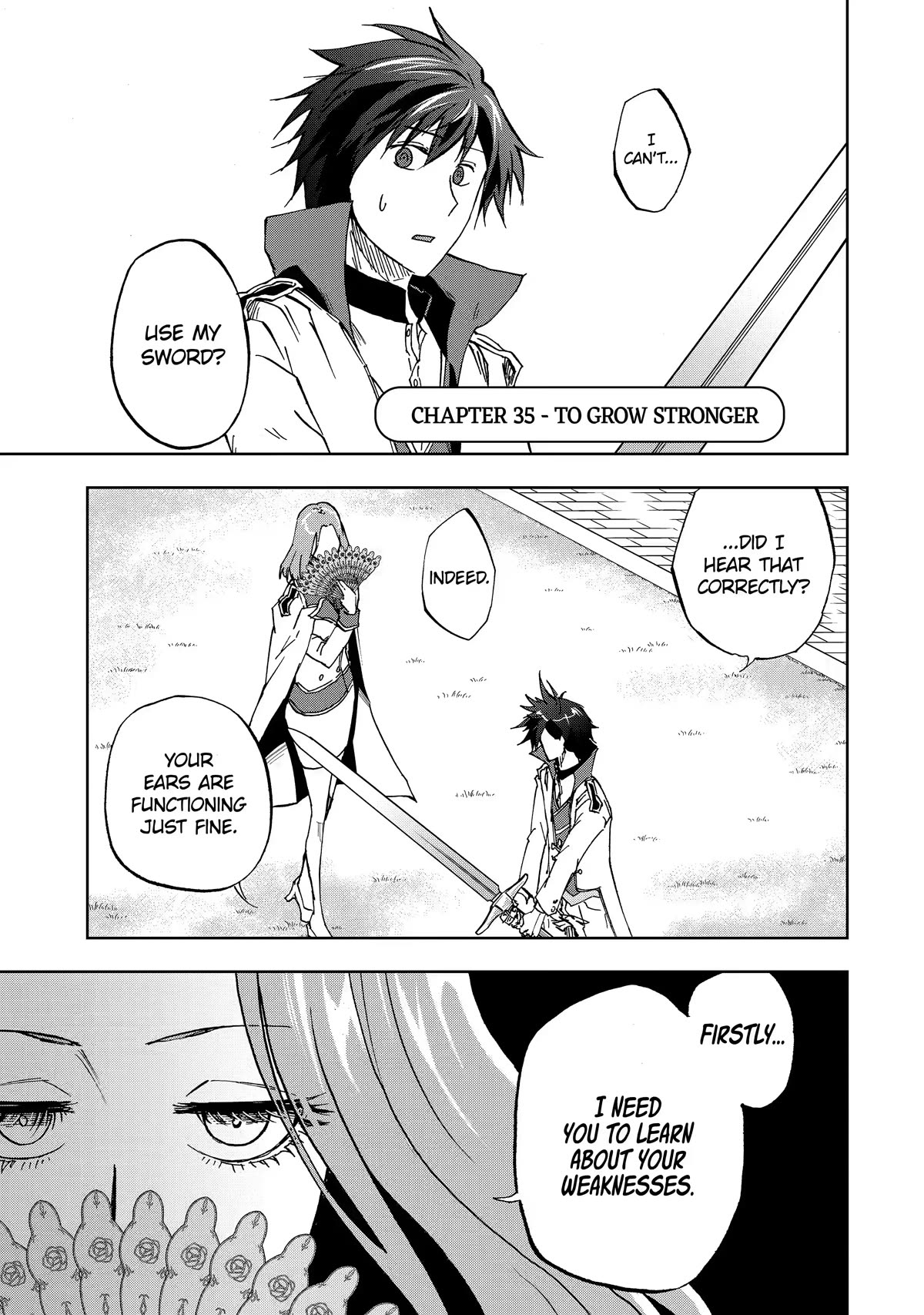 Ankoku Kishi no Ore desu Ga Saikyou no Seikishi wo Mezashimasu Chapter 35 page 1 - Chapter 35