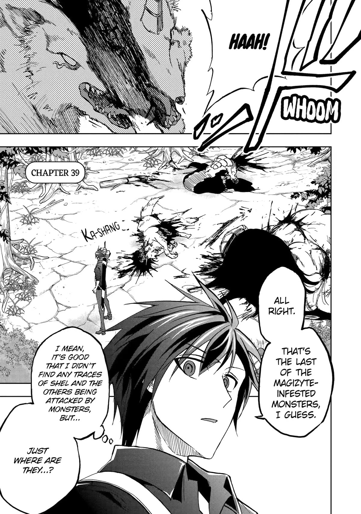 Ankoku Kishi no Ore desu Ga Saikyou no Seikishi wo Mezashimasu Chapter 39 page 1 - Chapter 39