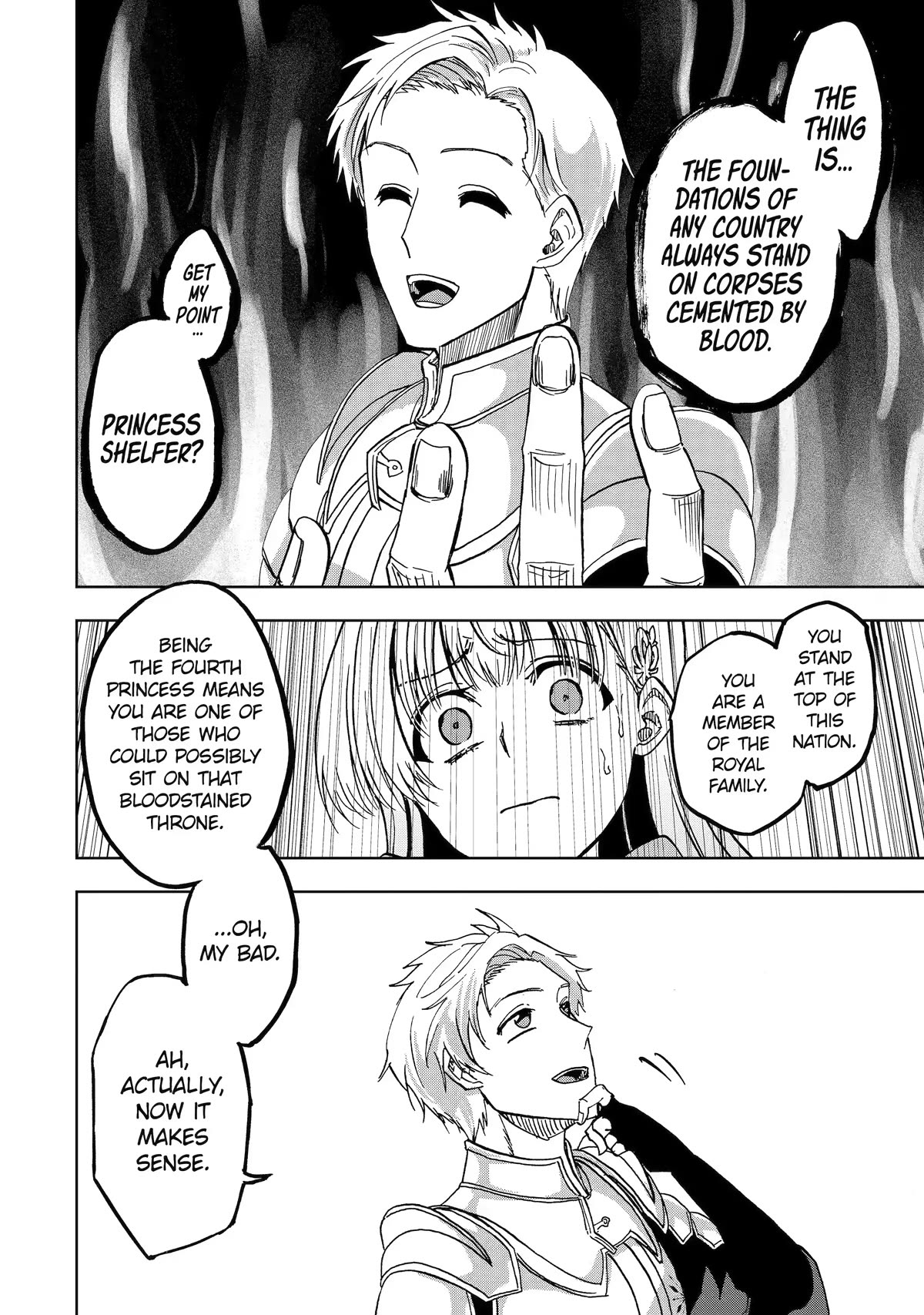 Ankoku Kishi no Ore desu Ga Saikyou no Seikishi wo Mezashimasu Chapter 39 page 14 - Chapter 39