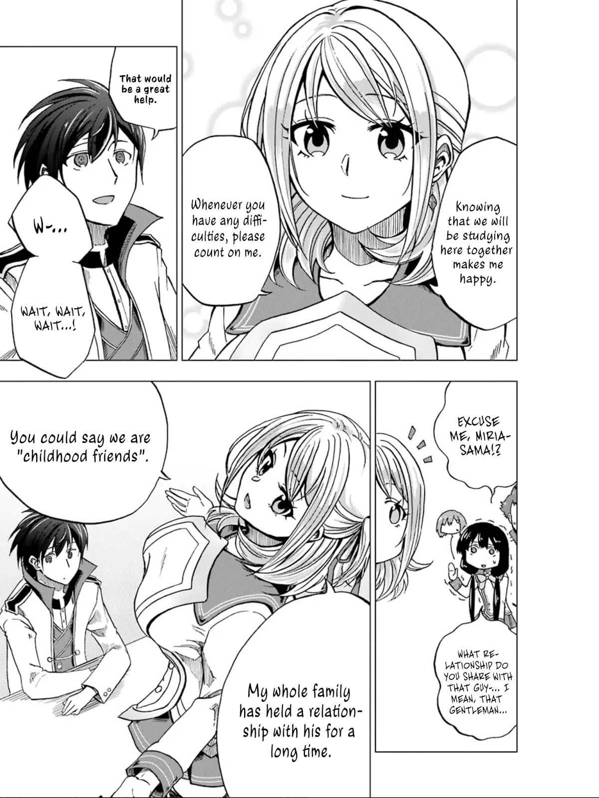 Ankoku Kishi no Ore desu Ga Saikyou no Seikishi wo Mezashimasu Chapter 4 page 10 - Chapter 4: The New Teacher