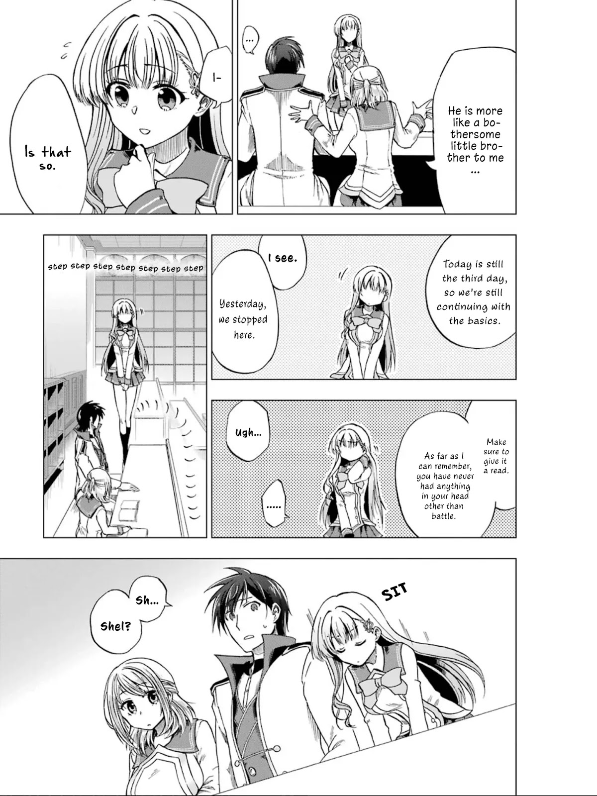 Ankoku Kishi no Ore desu Ga Saikyou no Seikishi wo Mezashimasu Chapter 4 page 16 - Chapter 4: The New Teacher