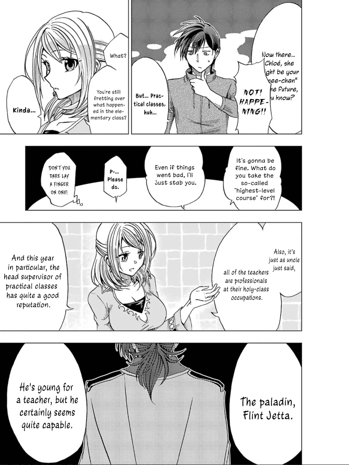 Ankoku Kishi no Ore desu Ga Saikyou no Seikishi wo Mezashimasu Chapter 4 page 32 - Chapter 4: The New Teacher