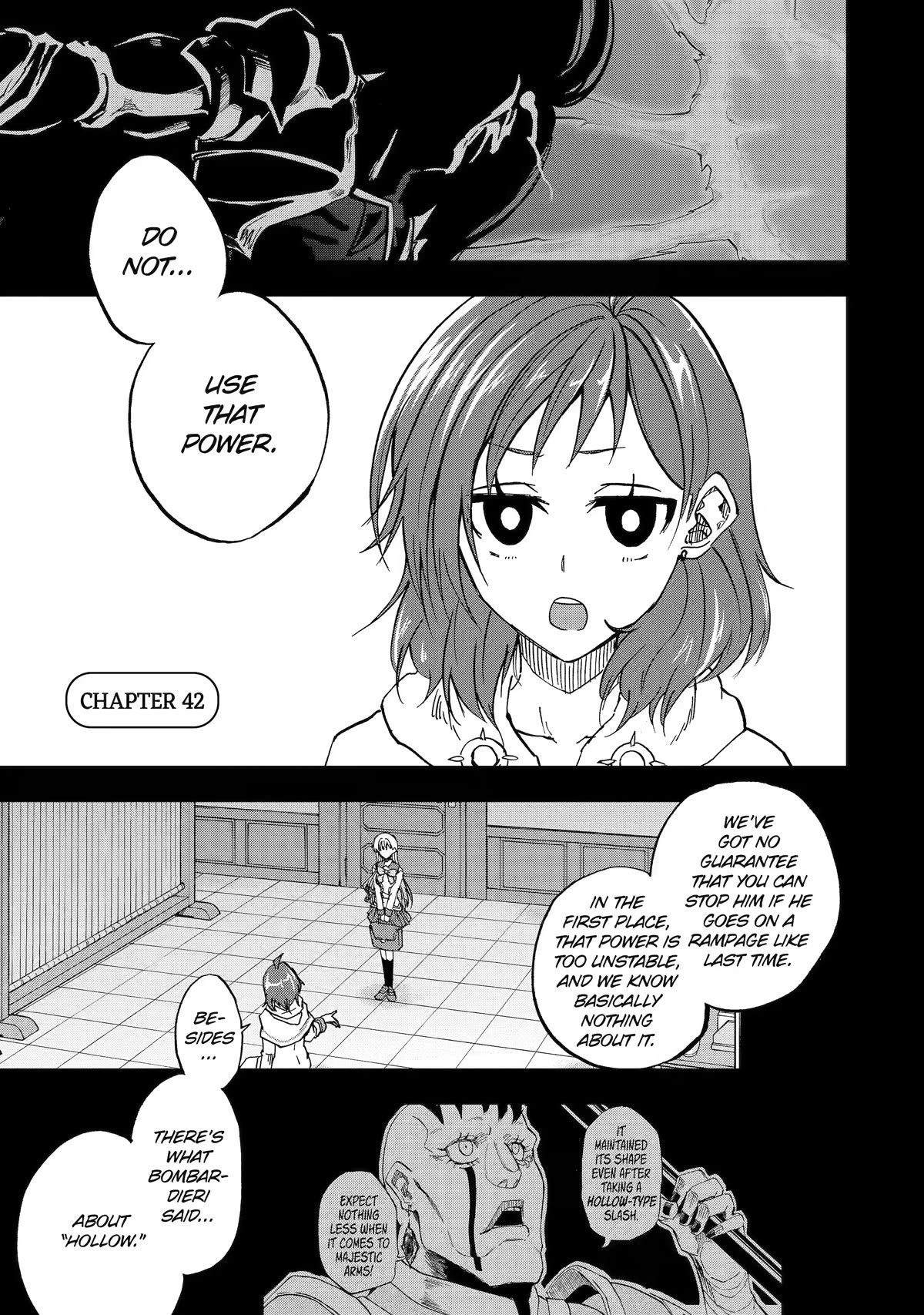 Ankoku Kishi no Ore desu Ga Saikyou no Seikishi wo Mezashimasu Chapter 42 page 1 - Chapter 42
