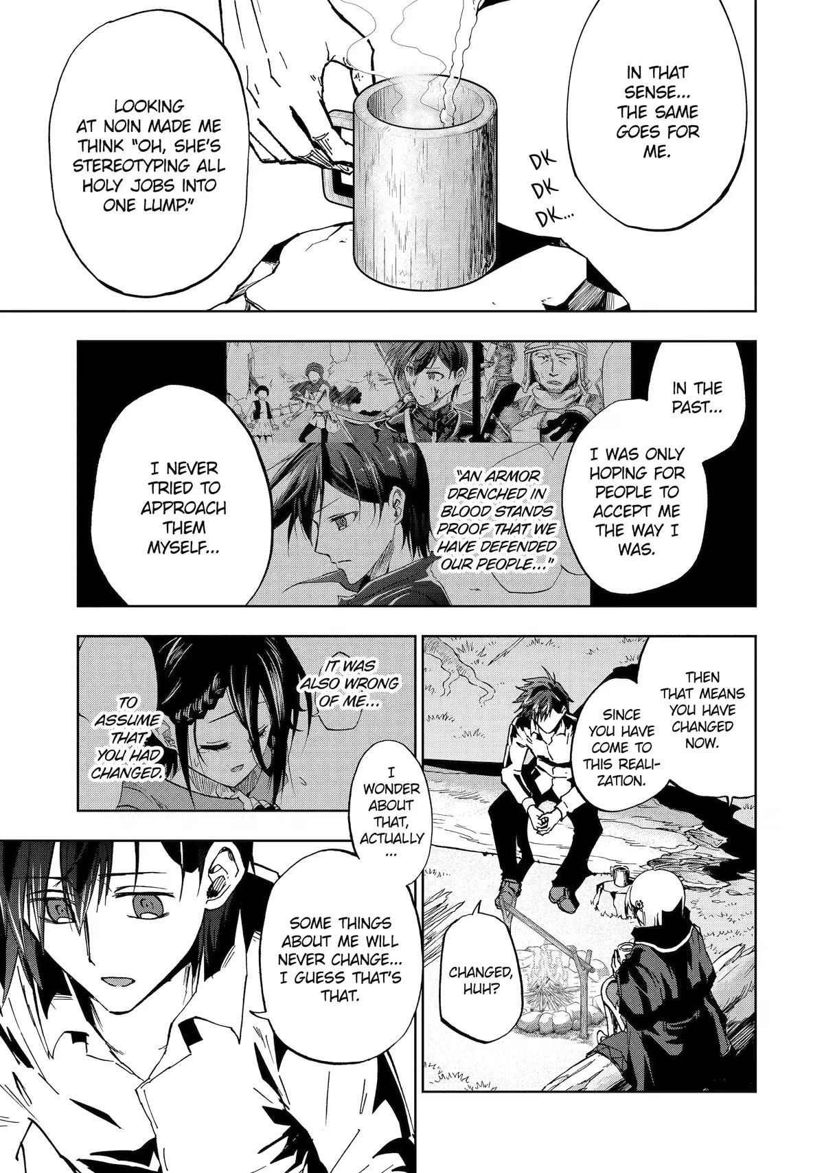 Ankoku Kishi no Ore desu Ga Saikyou no Seikishi wo Mezashimasu Chapter 46 page 17 - Chapter 46