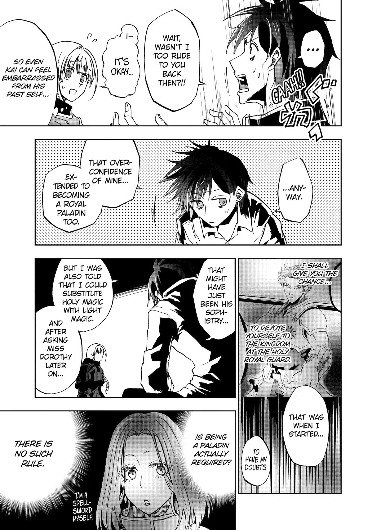 Ankoku Kishi no Ore desu Ga Saikyou no Seikishi wo Mezashimasu Chapter 46 page 21 - Chapter 46