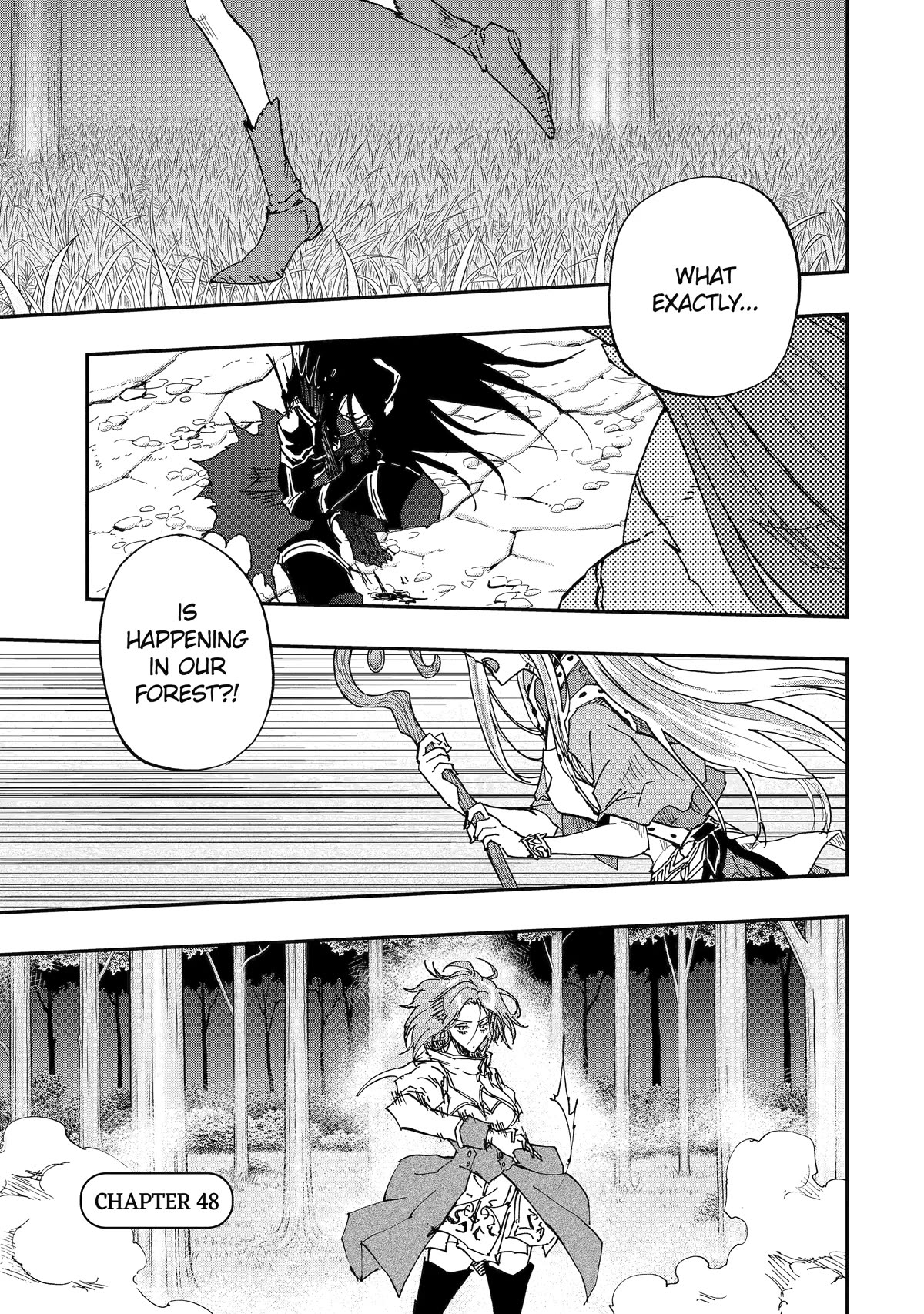 Ankoku Kishi no Ore desu Ga Saikyou no Seikishi wo Mezashimasu Chapter 48 page 1 - Chapter 48