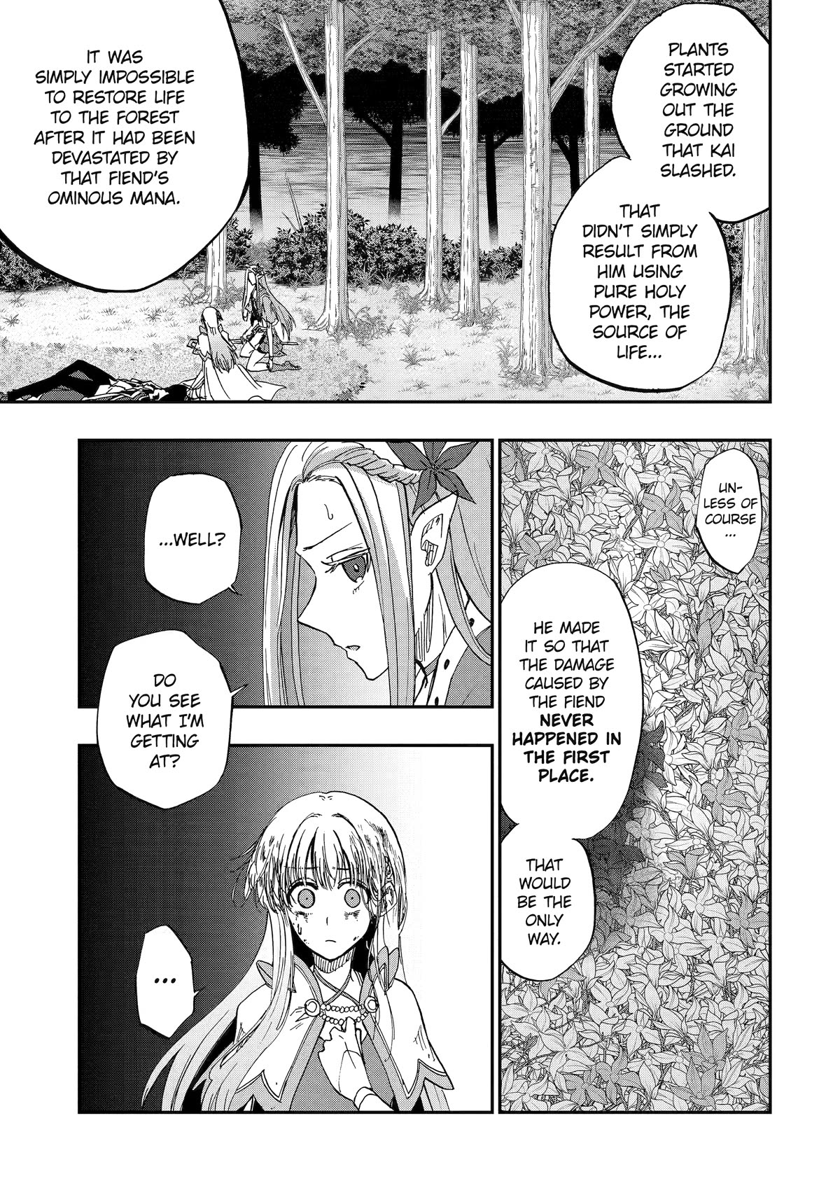 Ankoku Kishi no Ore desu Ga Saikyou no Seikishi wo Mezashimasu Chapter 49 page 12 - Chapter 49