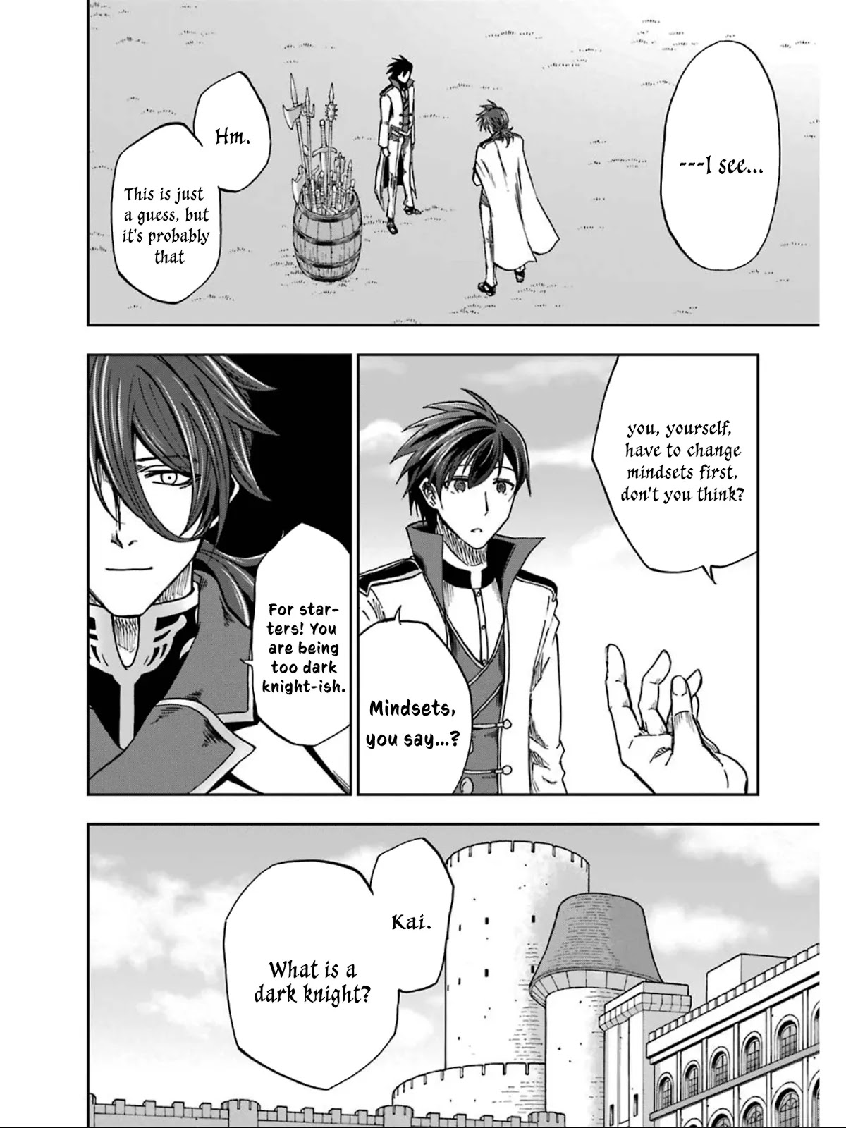 Ankoku Kishi no Ore desu Ga Saikyou no Seikishi wo Mezashimasu Chapter 5 page 10 - Chapter 5: Sensei's Teachings