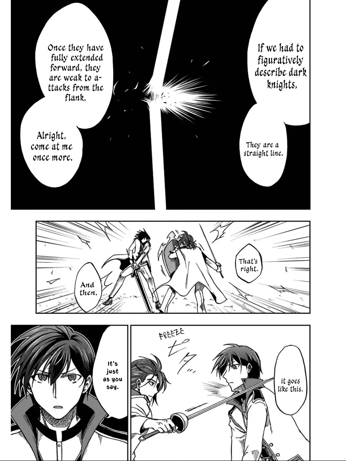 Ankoku Kishi no Ore desu Ga Saikyou no Seikishi wo Mezashimasu Chapter 5 page 21 - Chapter 5: Sensei's Teachings