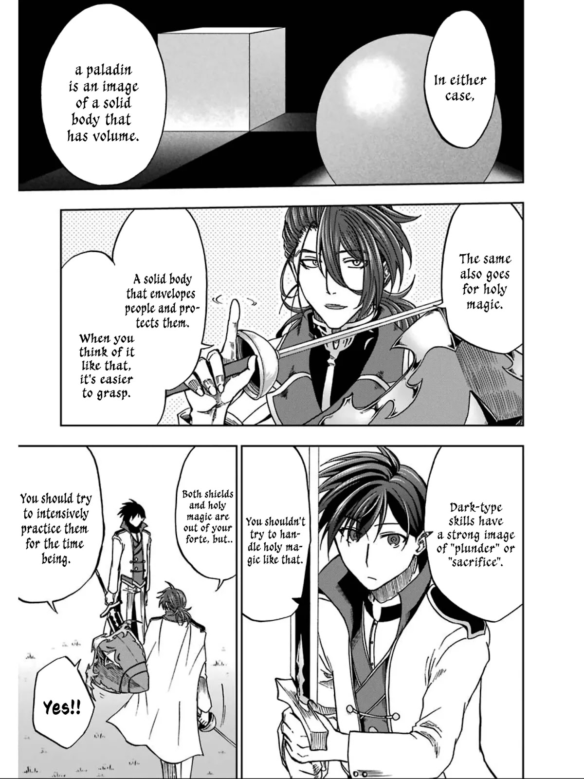Ankoku Kishi no Ore desu Ga Saikyou no Seikishi wo Mezashimasu Chapter 5 page 23 - Chapter 5: Sensei's Teachings