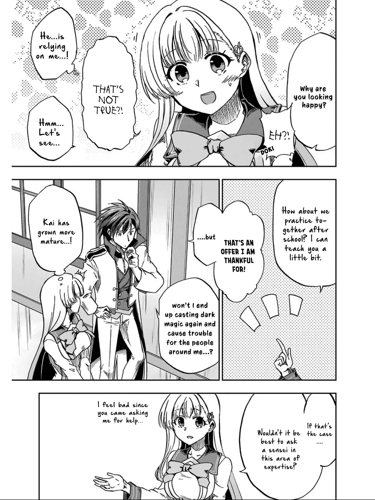 Ankoku Kishi no Ore desu Ga Saikyou no Seikishi wo Mezashimasu Chapter 5 page 7 - Chapter 5: Sensei's Teachings