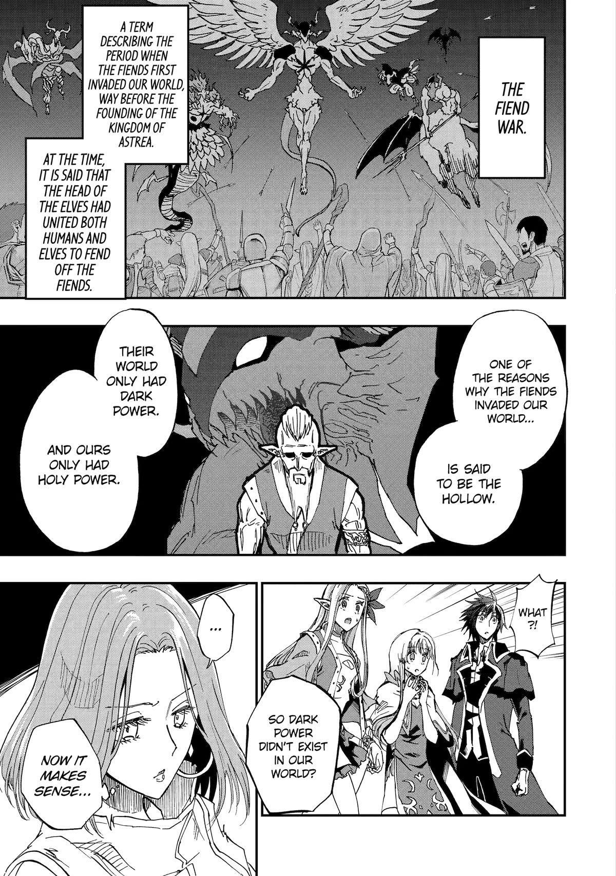 Ankoku Kishi no Ore desu Ga Saikyou no Seikishi wo Mezashimasu Chapter 50 page 7 - Chapter 50