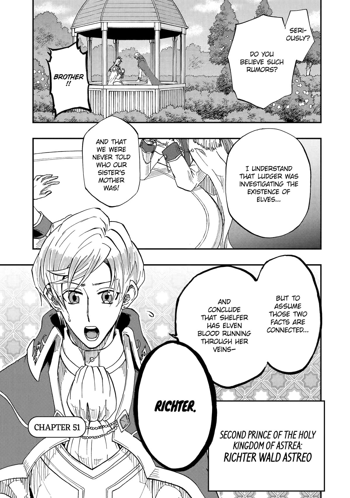 Ankoku Kishi no Ore desu Ga Saikyou no Seikishi wo Mezashimasu Chapter 51 page 1 - Chapter 51
