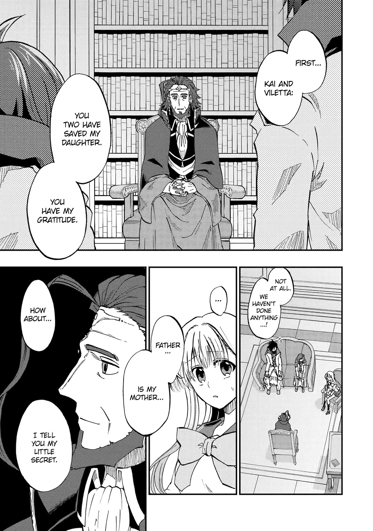 Ankoku Kishi no Ore desu Ga Saikyou no Seikishi wo Mezashimasu Chapter 53 page 3 - Chapter 53