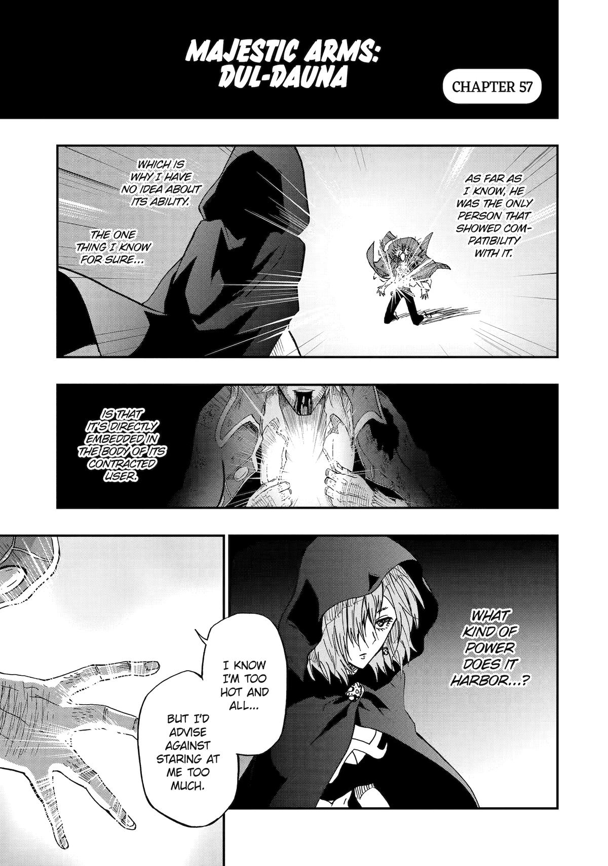 Ankoku Kishi no Ore desu Ga Saikyou no Seikishi wo Mezashimasu Chapter 57 page 1 - Chapter 57