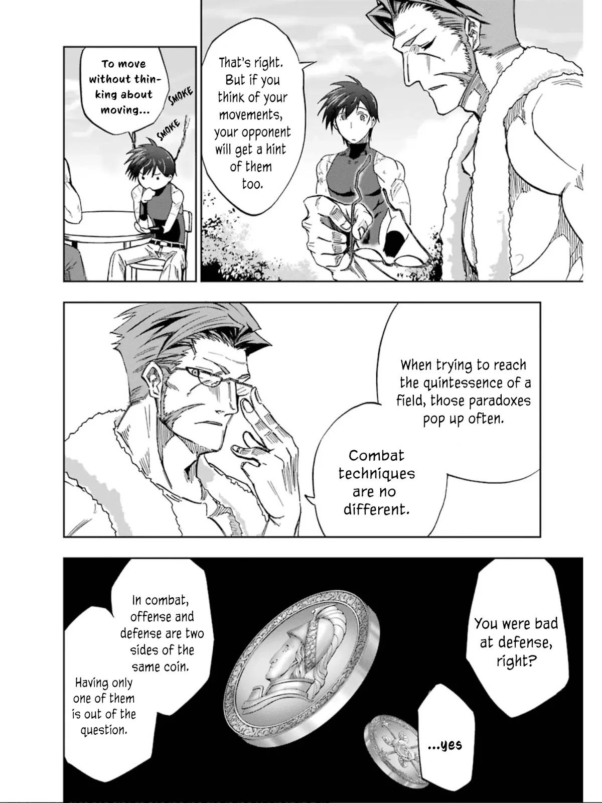 Ankoku Kishi no Ore desu Ga Saikyou no Seikishi wo Mezashimasu Chapter 6 page 16 - Chapter 6: Training with Father