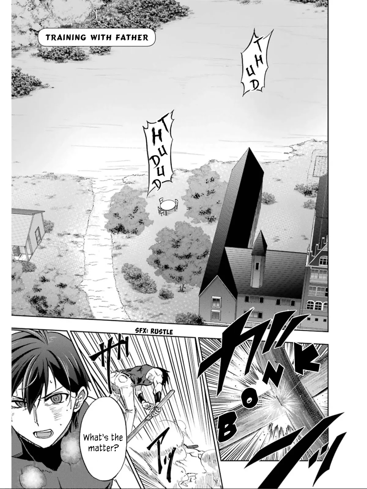Ankoku Kishi no Ore desu Ga Saikyou no Seikishi wo Mezashimasu Chapter 6 page 5 - Chapter 6: Training with Father