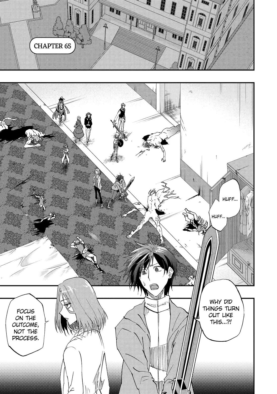 Ankoku Kishi no Ore desu Ga Saikyou no Seikishi wo Mezashimasu Chapter 65 page 1 - Chapter 65