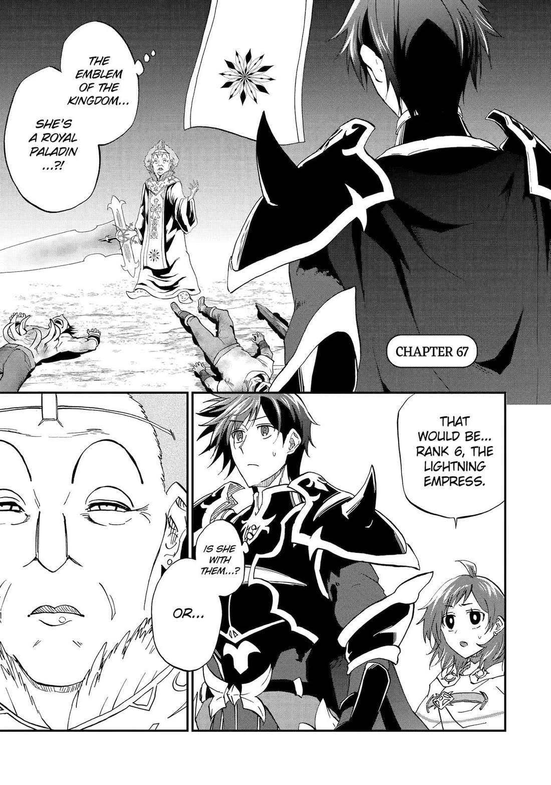 Ankoku Kishi no Ore desu Ga Saikyou no Seikishi wo Mezashimasu Chapter 67 page 1 - Chapter 67