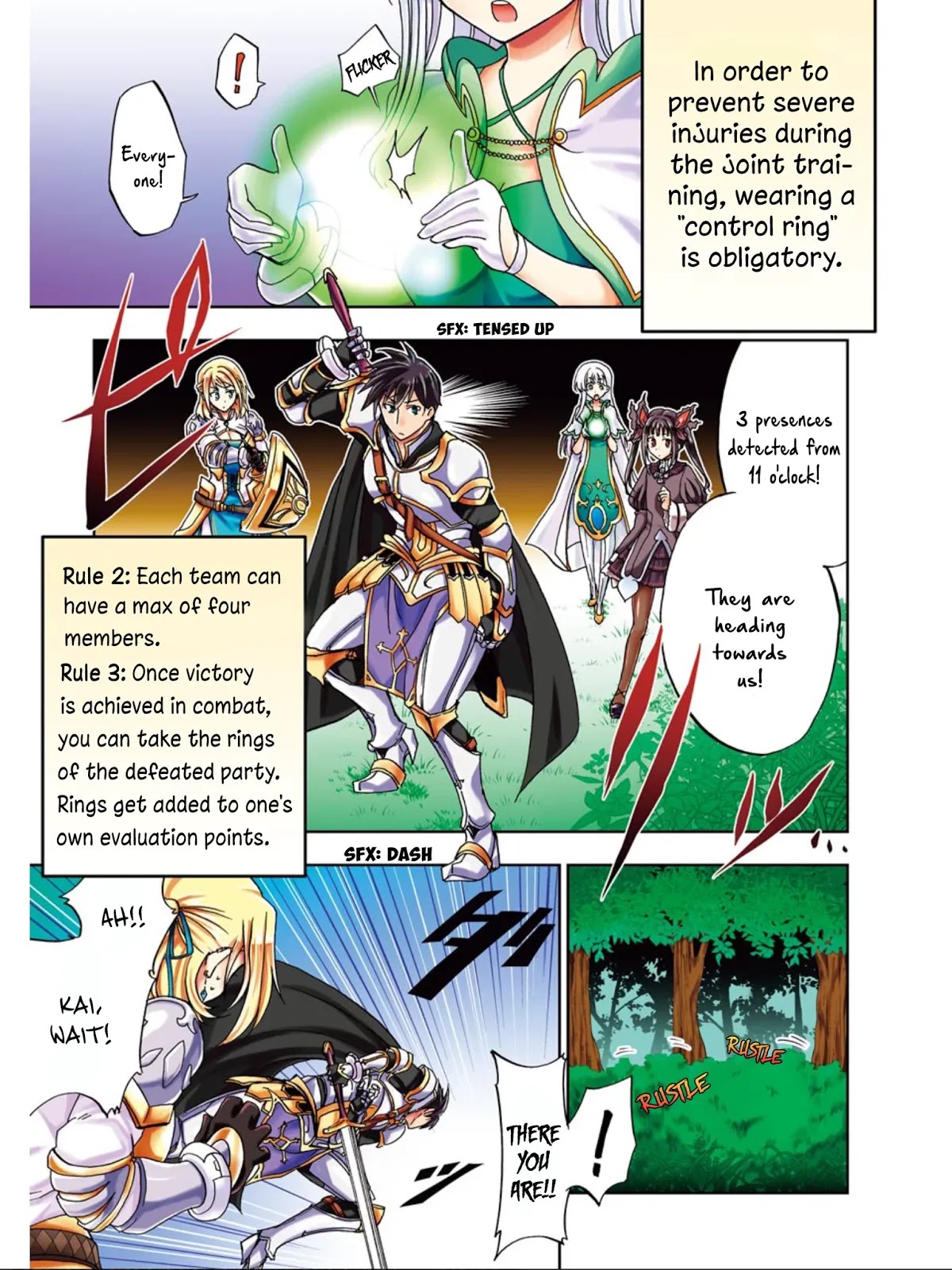 Ankoku Kishi no Ore desu Ga Saikyou no Seikishi wo Mezashimasu Chapter 7 page 2 - Chapter 7: Joint Drills, Start