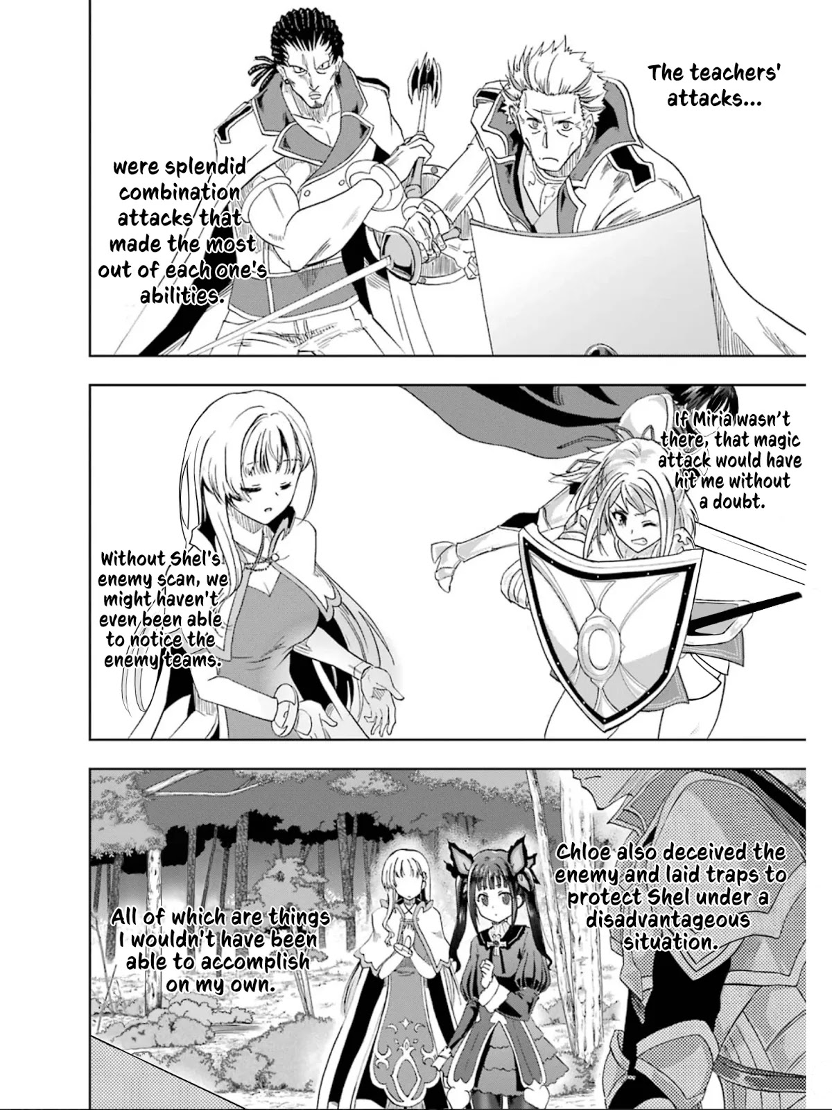 Ankoku Kishi no Ore desu Ga Saikyou no Seikishi wo Mezashimasu Chapter 7 page 28 - Chapter 7: Joint Drills, Start