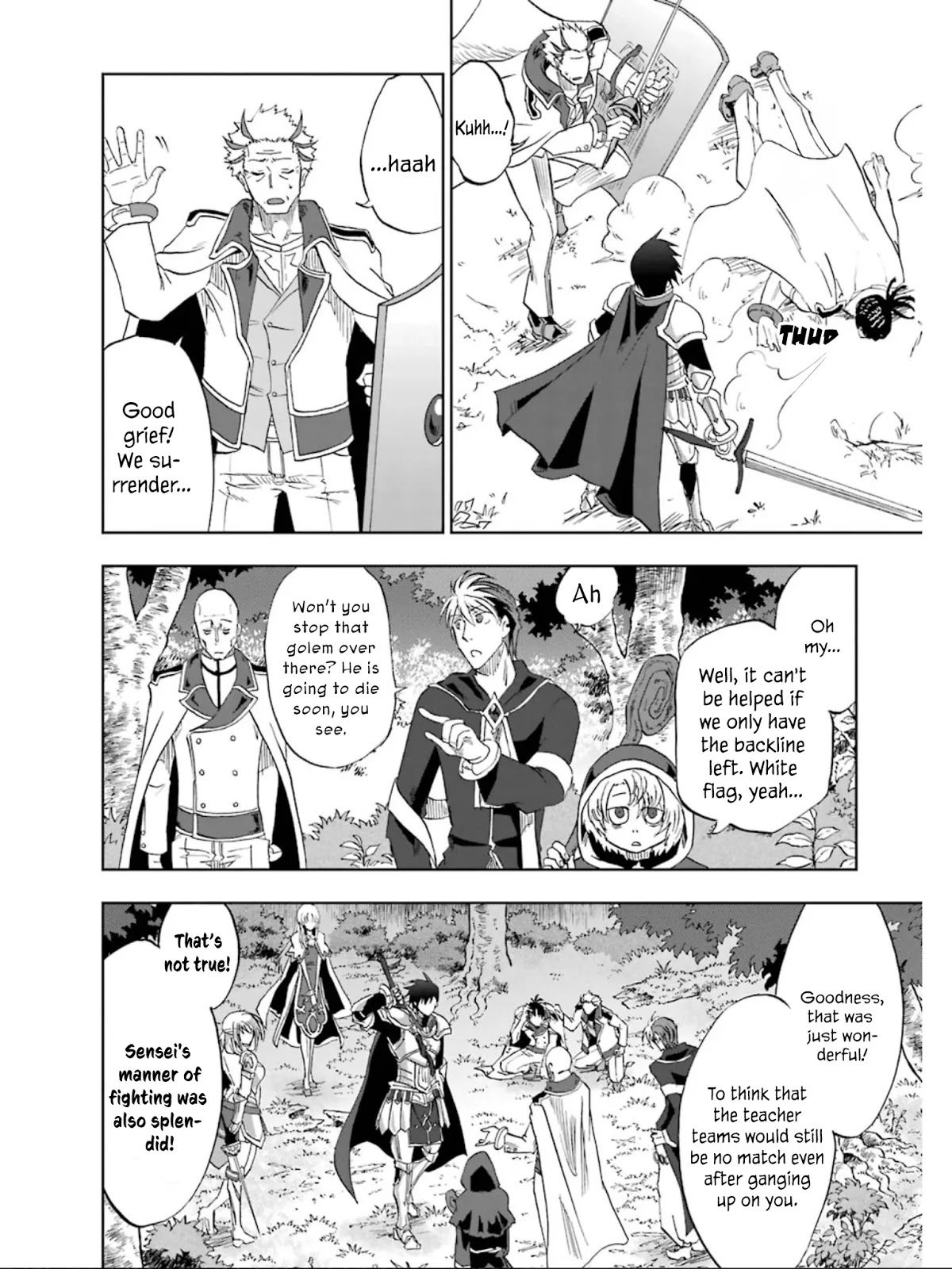 Ankoku Kishi no Ore desu Ga Saikyou no Seikishi wo Mezashimasu Chapter 7 page 33 - Chapter 7: Joint Drills, Start