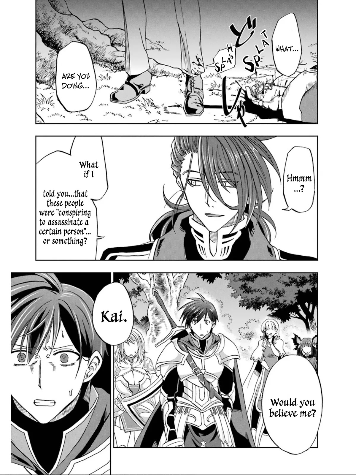 Ankoku Kishi no Ore desu Ga Saikyou no Seikishi wo Mezashimasu Chapter 7 page 38 - Chapter 7: Joint Drills, Start