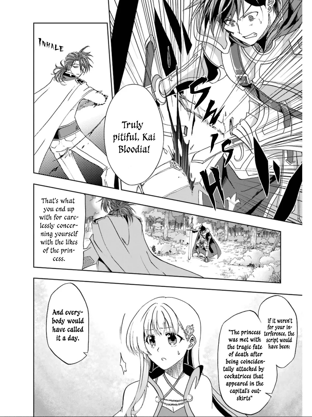 Ankoku Kishi no Ore desu Ga Saikyou no Seikishi wo Mezashimasu Chapter 8 page 28 - Chapter 8: Attack -Betrayal-