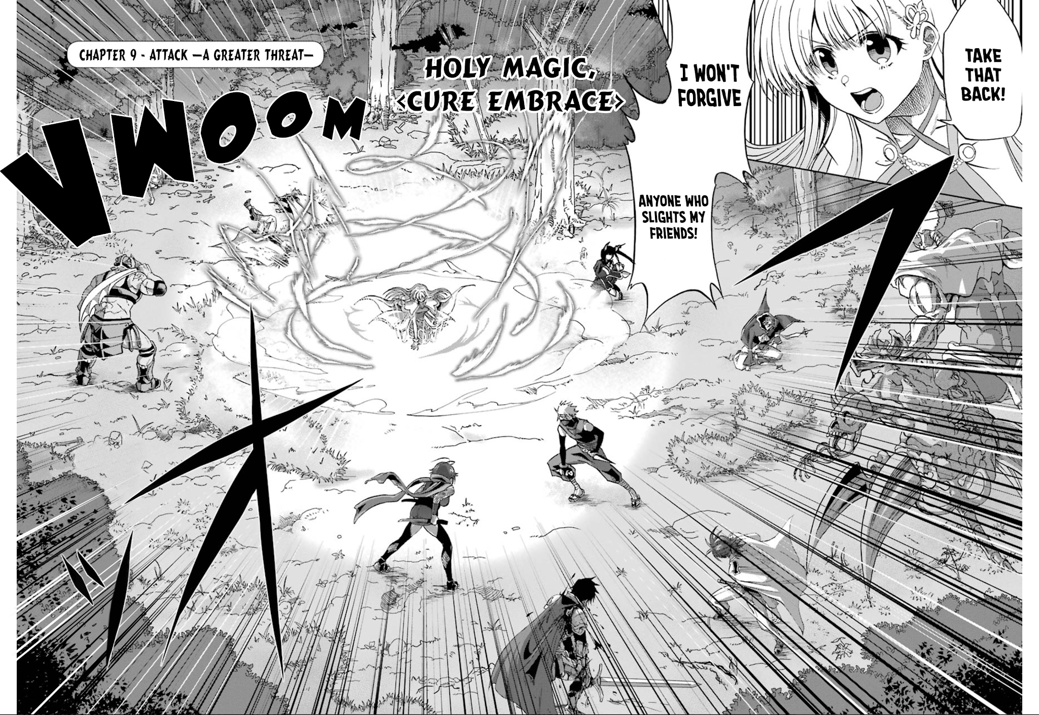 Ankoku Kishi no Ore desu Ga Saikyou no Seikishi wo Mezashimasu Chapter 9 page 3 - Chapter 9: Attack -A Greater Threat-