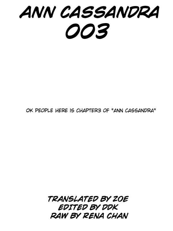 Ann Cassandra Chapter 3 page 1 - Chapter 3: To Be or Not to Be