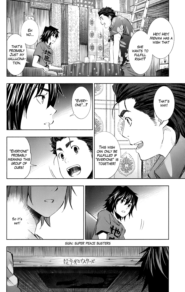 Ano Hi Mita Hana no Namae o Bokutachi wa Mada Shiranai. Chapter 1 page 70 - Chapter 1