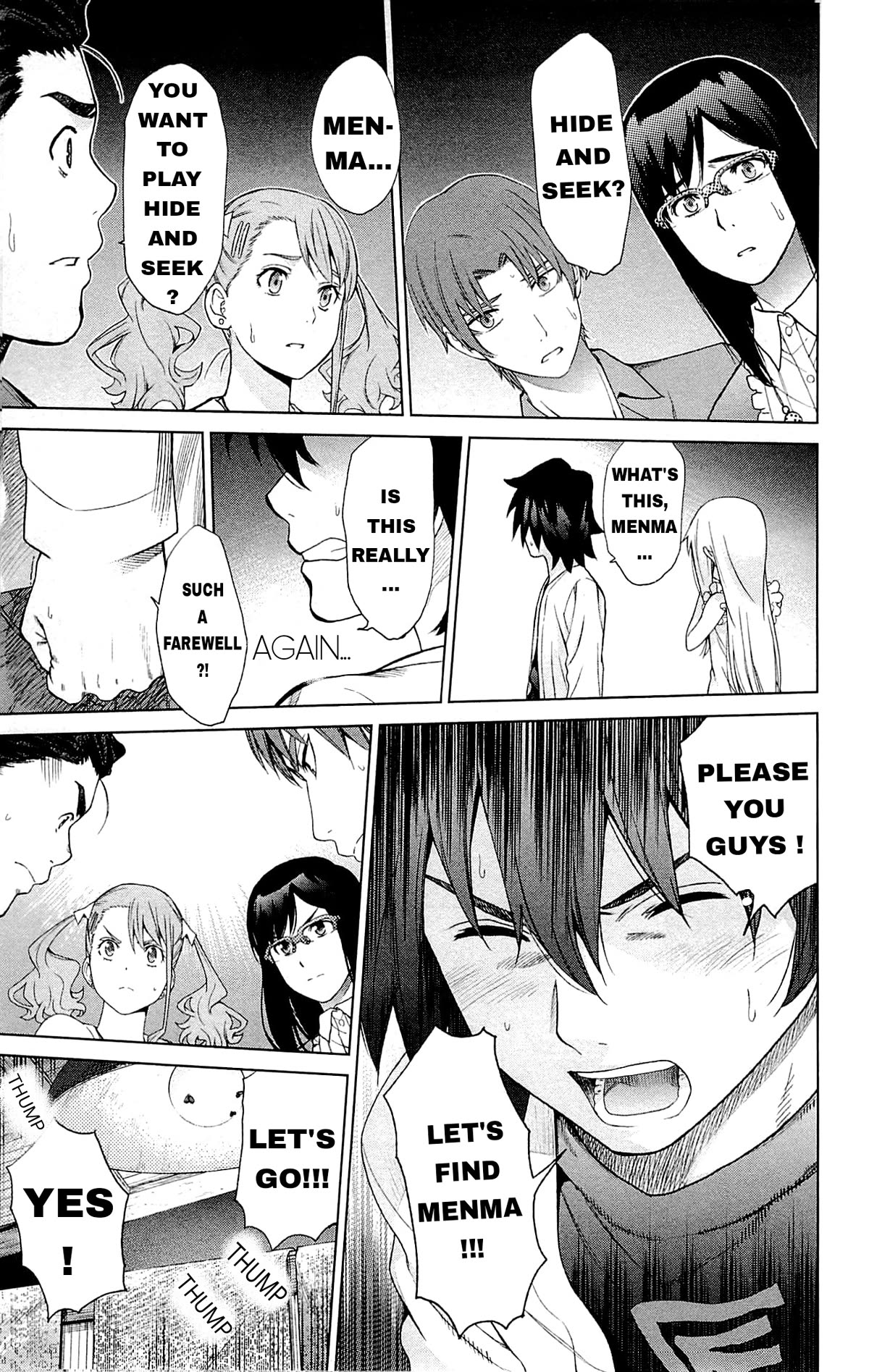 Ano Hi Mita Hana no Namae o Bokutachi wa Mada Shiranai. Chapter 13 page 18 - Chapter 13: The Flower that Bloomed that Summer [END]