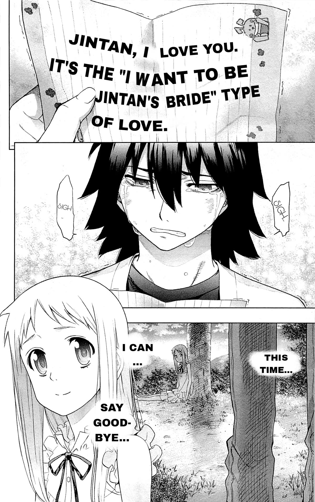 Ano Hi Mita Hana no Namae o Bokutachi wa Mada Shiranai. Chapter 13 page 27 - Chapter 13: The Flower that Bloomed that Summer [END]