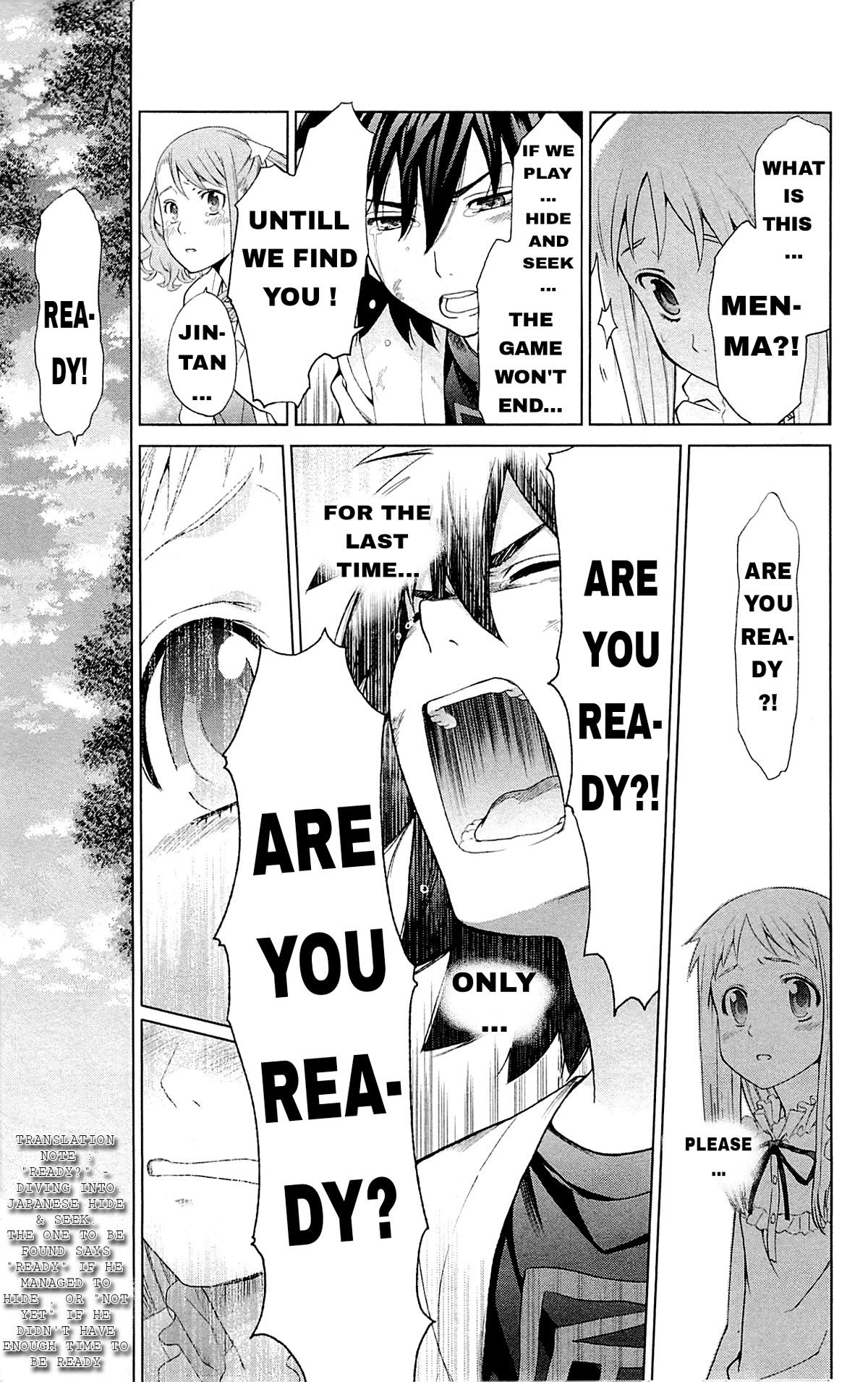 Ano Hi Mita Hana no Namae o Bokutachi wa Mada Shiranai. Chapter 13 page 28 - Chapter 13: The Flower that Bloomed that Summer [END]