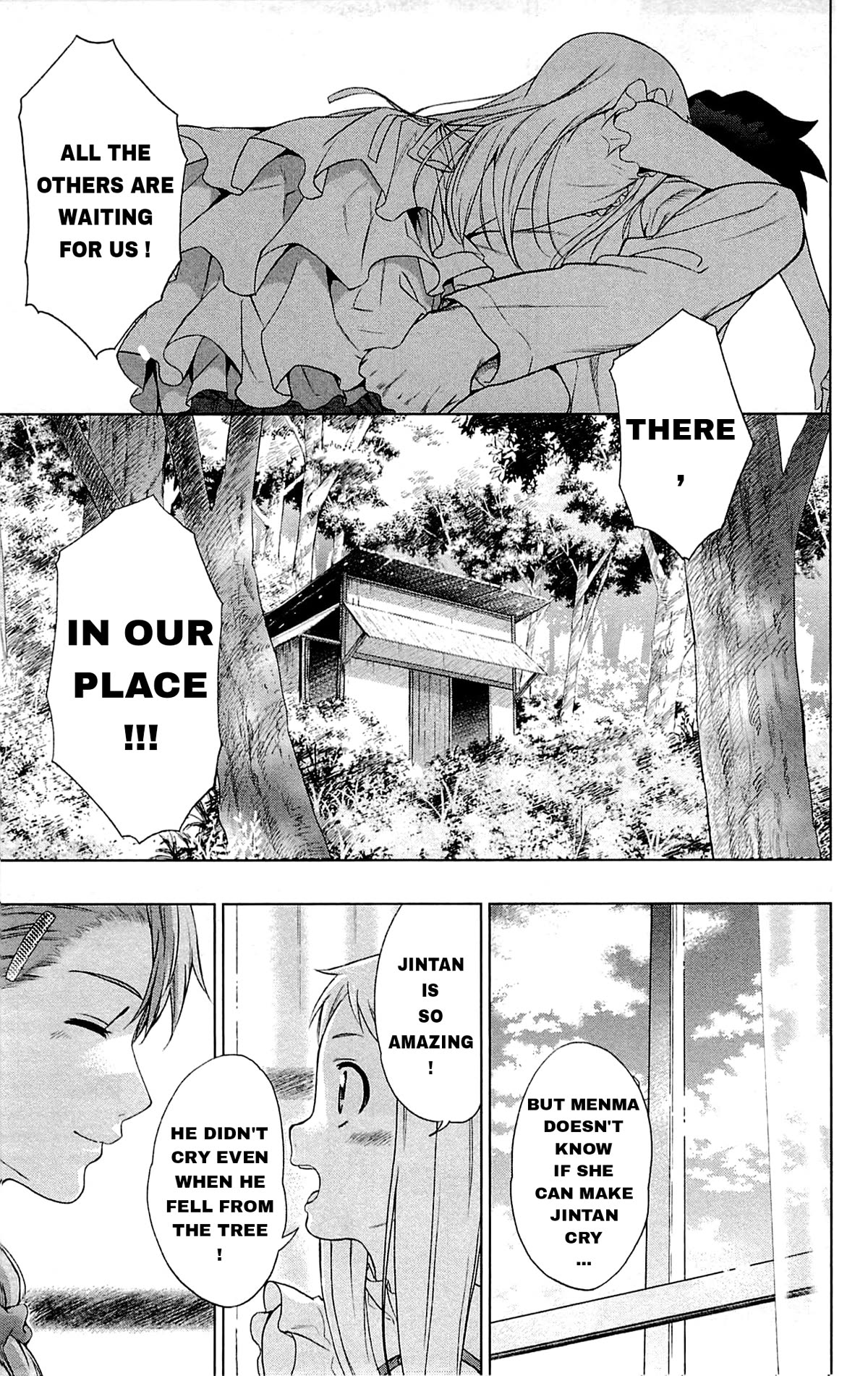 Ano Hi Mita Hana no Namae o Bokutachi wa Mada Shiranai. Chapter 13 page 9 - Chapter 13: The Flower that Bloomed that Summer [END]