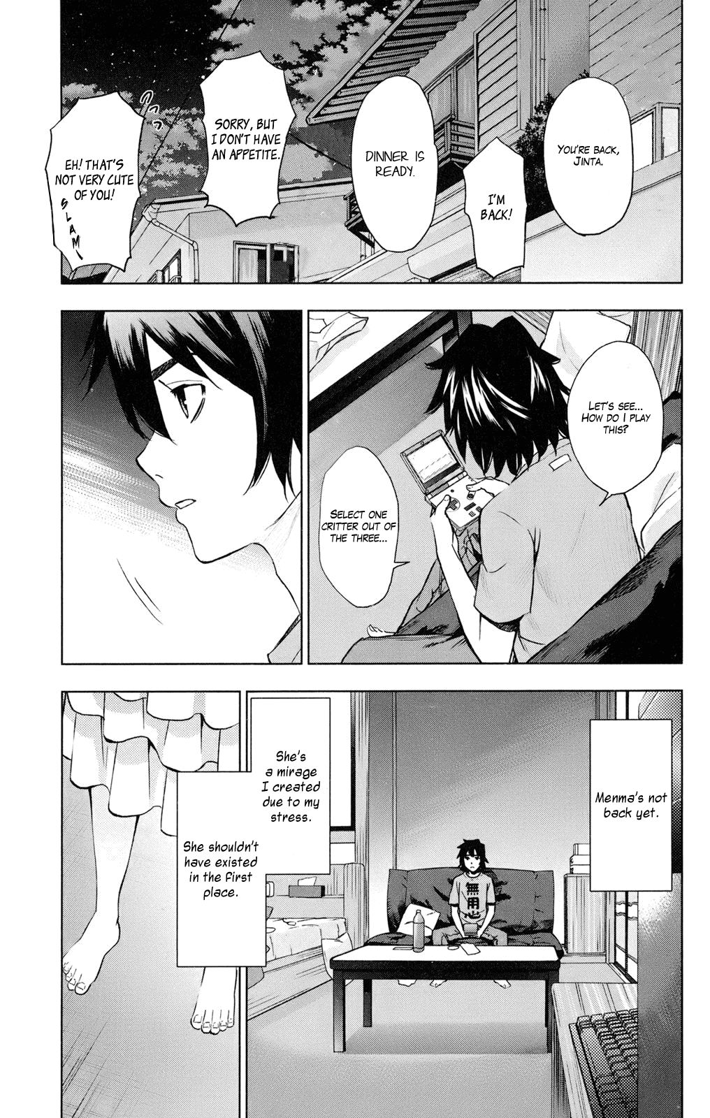 Ano Hi Mita Hana no Namae o Bokutachi wa Mada Shiranai. Chapter 2 page 11 - Chapter 2