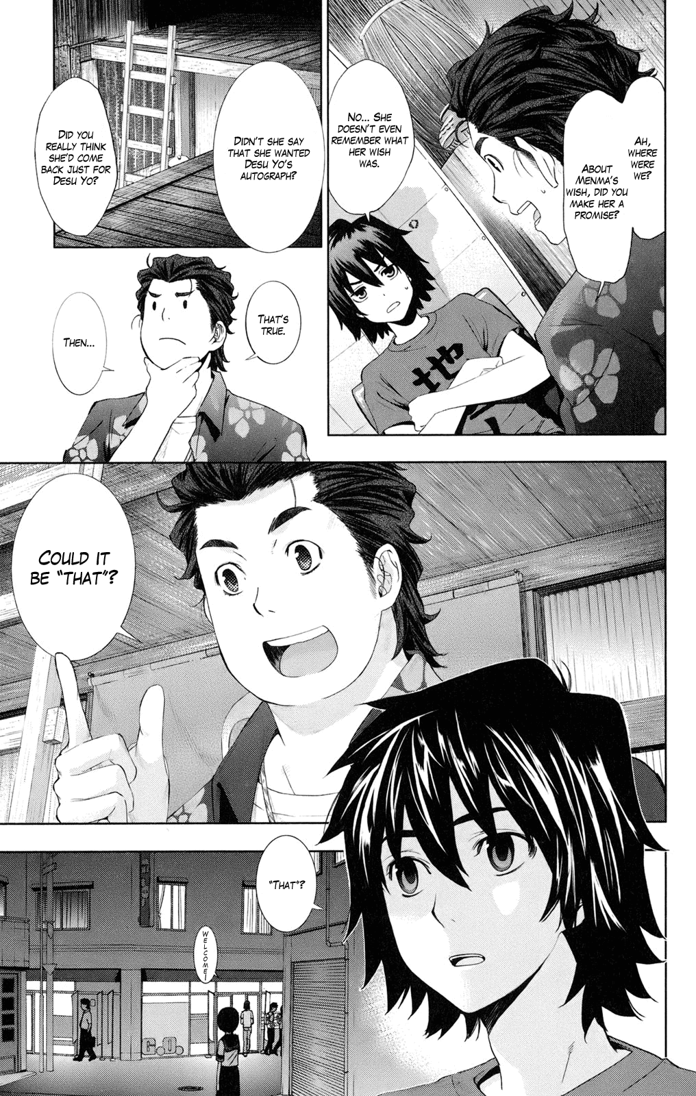 Ano Hi Mita Hana no Namae o Bokutachi wa Mada Shiranai. Chapter 2 page 5 - Chapter 2