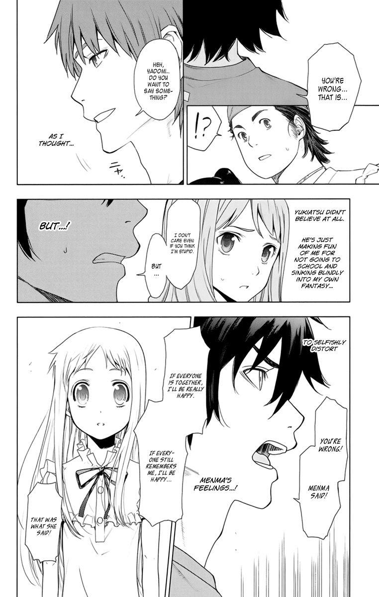 Ano Hi Mita Hana no Namae o Bokutachi wa Mada Shiranai. Chapter 4 page 36 - Chapter 4