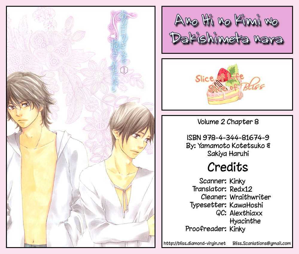 Ano Hi no Kimi wo Dakishimeta nara Chapter 8 page 1 - Chapter 8