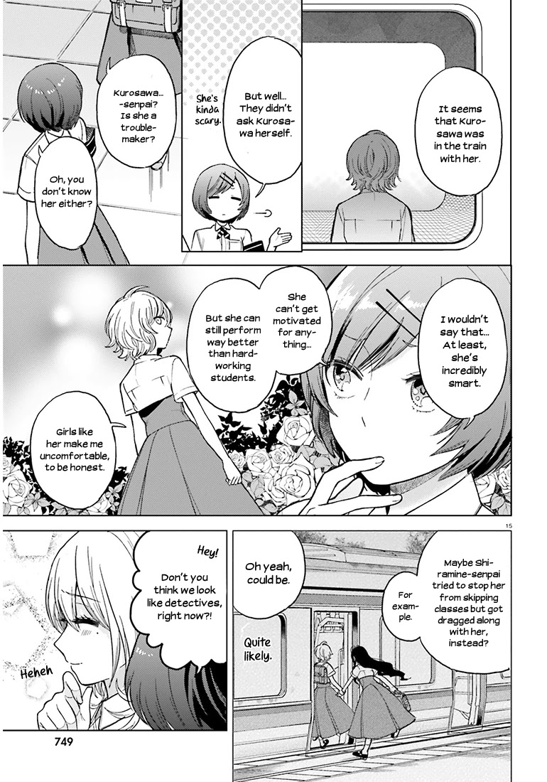 Ano Ko ni Kiss to Shirayuri wo Chapter 21 page 15 - Chapter 21: The Strange Disappearance of Shiramine Ayaka