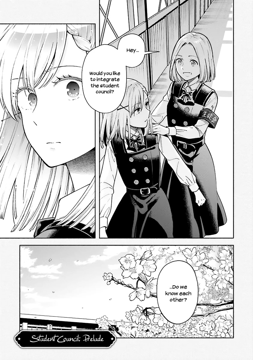 Ano Ko ni Kiss to Shirayuri wo Chapter 40.1 page 3 - Chapter 40.1: Omake: Student Council - Prelude