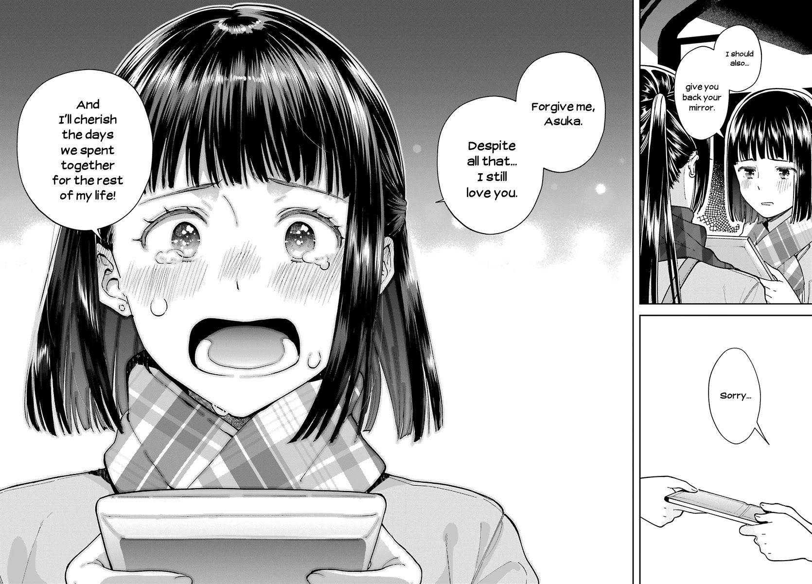 Ano Ko ni Kiss to Shirayuri wo Chapter 42 page 27 - Chapter 42: As Long as the Tail Lights Glow